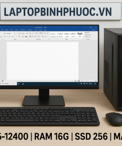 PC văn phòng : Main H610|I5-12400| 16G| SDD 256| Màn 22 inh