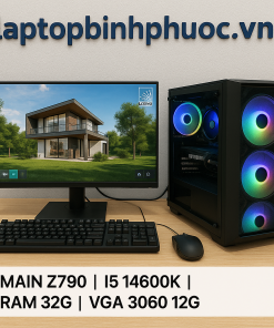 Cấu hình đồ họa 3D- Revit- lumion Main Z790 | i5 14600k| Ram 32G | Vga  3060 12G| Màn 24 inh