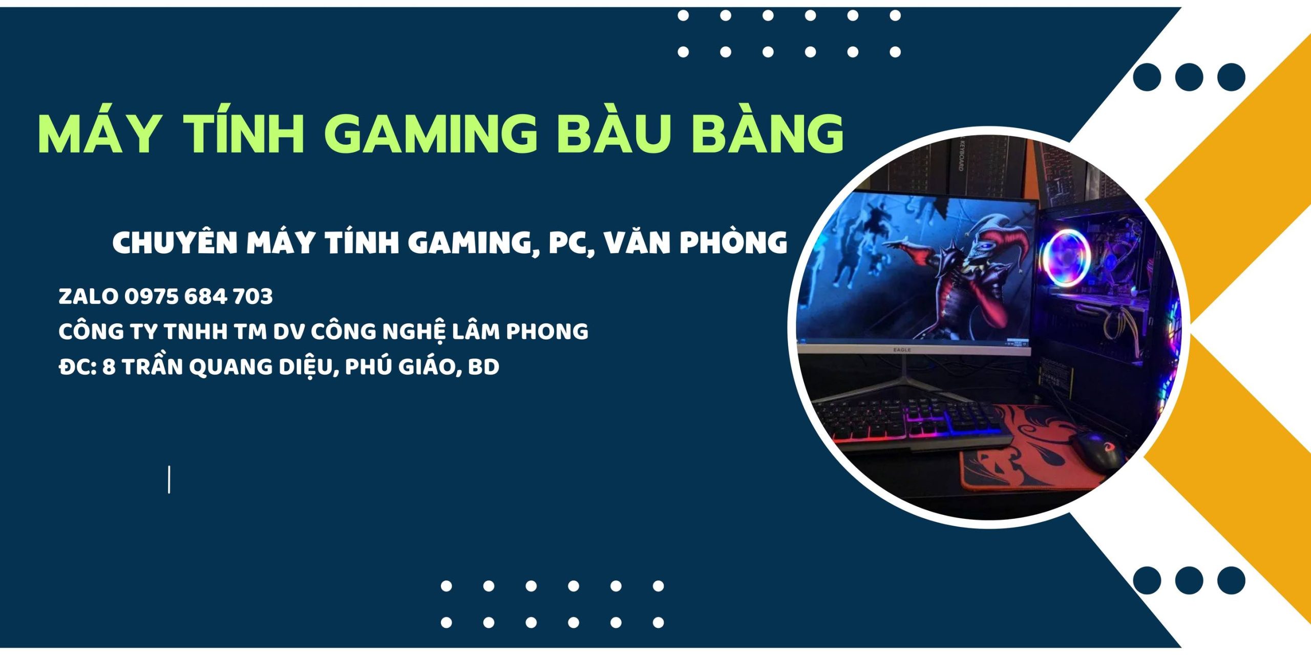 Mua máy tính chơi game ở Bàu Bàng