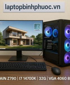 Cấu hình đồ họa 3D- Revit- lumion Main Z790 |  I7-14700K| Ram 32G | Vga  3060 12G| Màn 24 inh