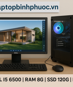 PC Cũ: Dell Core I5 6500 8G|Ram 8G| SSD 120G| Màn 22 inh