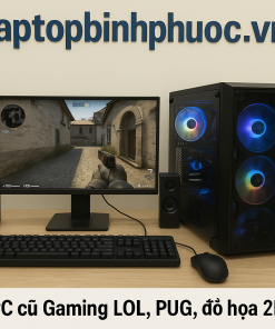 PC cũ gaming: Core I7 8700| Main H370| Ram 16G|  VGA 1060 6G| Màn 24 inh