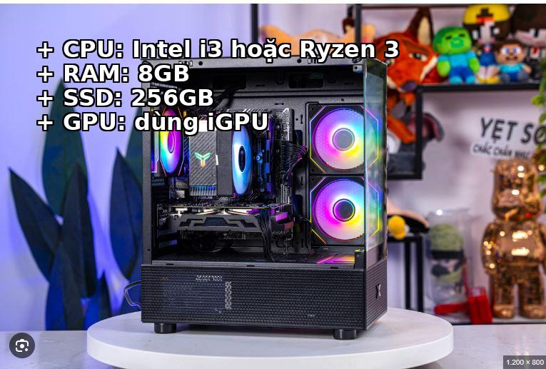 Hướng dẫn build PC giá rẻ tại Bình Phước cho người mới (Chi tiết A–Z)